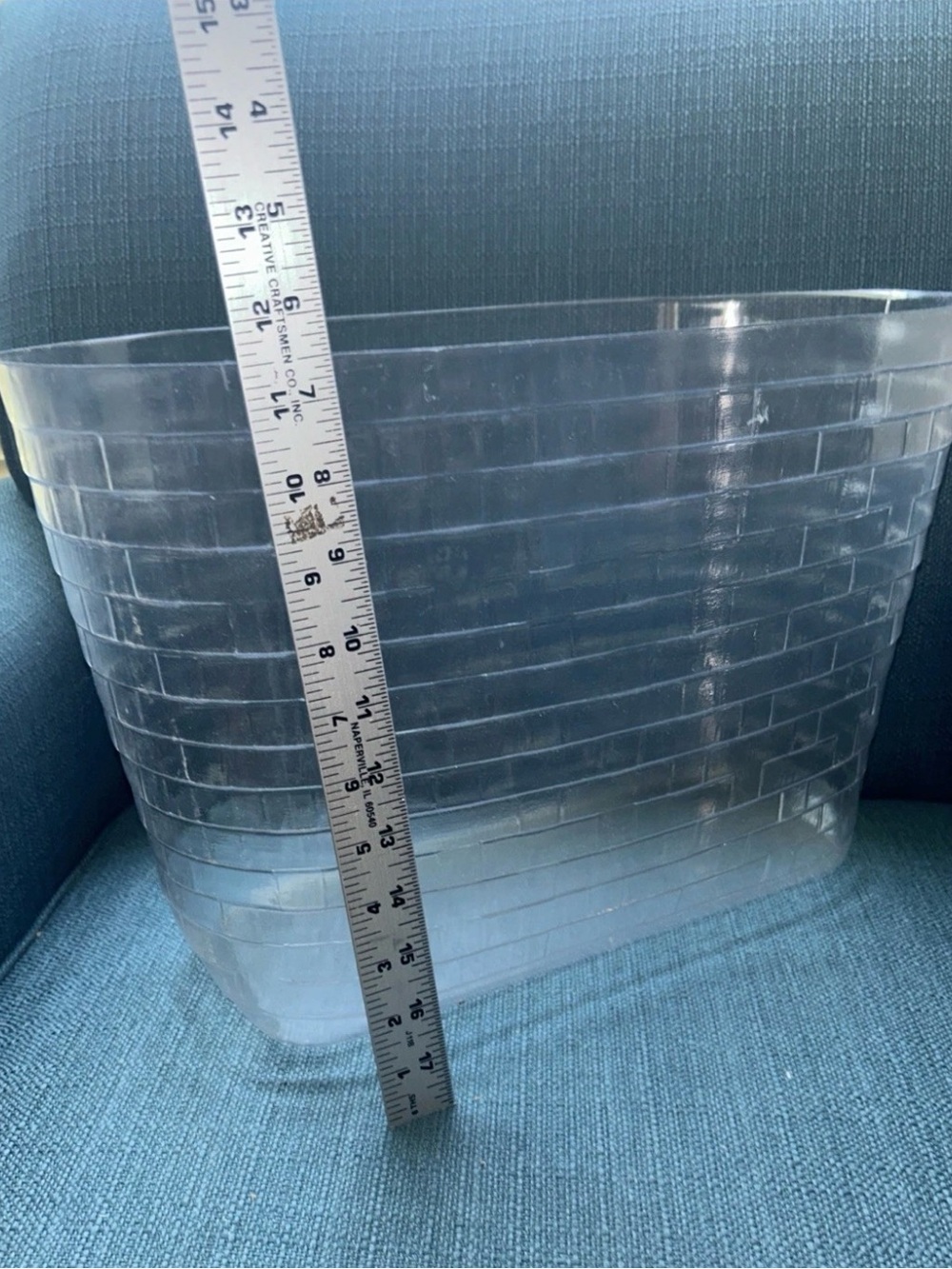 Longaberger large boardwalk Plastic Storage Tote protector